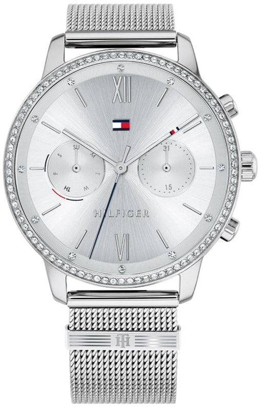 Tommy Hilfiger Blake Diamonds Silver Dial Silver Mesh Bracelet Watch for Women - 1782301 Buy Now By Tommy Hilfiger