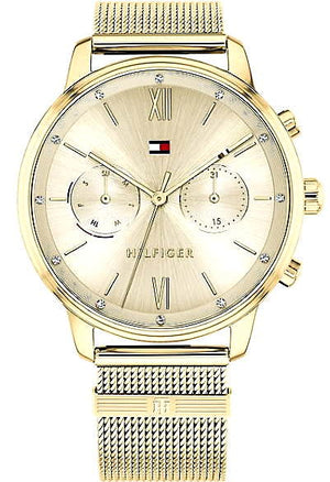 Tommy Hilfiger Blake Quartz Gold Dial Gold Mesh Bracelet Watch for Women - 1782302 Buy Now By Tommy Hilfiger