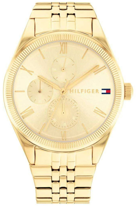 Tommy Hilfiger Monica Quartz Gold Dial Gold Steel Strap Watch For Women - 1782592 Buy Now By Tommy Hilfiger