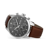 Hugo Boss Skymaster Grey Dial Brown Leather Strap Watch for Men - 1513787 Buy Now By Hugo Boss