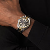 Hugo Boss Energy Chronograph Grey Dial Two Tone Steel Strap Watch For Men - 1513974 Buy Now By Hugo Boss