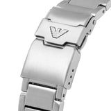 Emporio Armani Three Hand Green Dial Silver Steel Strap Watch For Men - AR11338 Buy Now By Emporio Armani