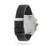 Emporio Armani Claudio Chronograph Silver Dial Black Leather Strap Watch For Men - AR11498 Buy Now By Emporio Armani