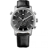 Tommy Hilfiger Harrison Chronograph Black Dial Black Leather Strap Watch for Men - 1790875 Buy Now By Tommy Hilfiger
