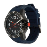 Tommy Hilfiger Cole Black Dial Blue Rubber Strap Watch for Men - 1790984 Buy Now By Tommy Hilfiger