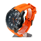 Tommy Hilfiger Cole Black Dial Orange Rubber Strap Watch for Men - 1790985 Buy Now By Tommy Hilfiger