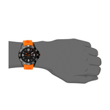 Tommy Hilfiger Cole Black Dial Orange Rubber Strap Watch for Men - 1790985 Buy Now By Tommy Hilfiger