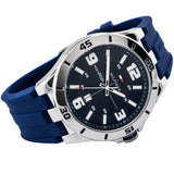 Tommy Hilfiger Drew Black Dial Black Rubber Strap Watch for Men - 1791062 Buy Now By Tommy Hilfiger