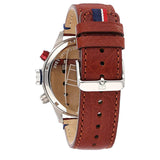 Tommy Hilfiger Trent Quartz Blue Dial Brown Leather Strap Watch for Men - 1791066 Buy Now By Tommy Hilfiger