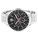 Tommy Hilfiger Luke Chronograph Black Dial Silver Steel Strap Watch for Men - 1791104 Buy Now By Tommy Hilfiger