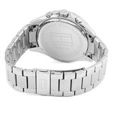 Tommy Hilfiger Luke Chronograph Black Dial Silver Steel Strap Watch for Men - 1791104 Buy Now By Tommy Hilfiger