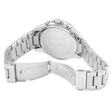 Tommy Hilfiger Luke Chronograph Black Dial Silver Steel Strap Watch for Men - 1791104 Buy Now By Tommy Hilfiger
