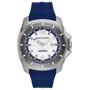 Tommy Hilfiger Windsurf White Dial Blue Rubber Strap Watch for Men - 1791113 Buy Now By Tommy Hilfiger