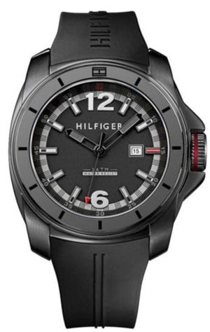 Tommy Hilfiger Windsurf Black Dial Black Rubber Strap Watch for Men- 1791114 Buy Now By Tommy Hilfiger
