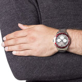 Tommy Hilfiger Luke Chronograph Black Dial Silver Steel Strap Watch for Men - 1791122 Buy Now By Tommy Hilfiger