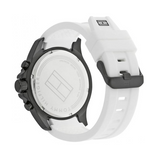 Tommy Hilfiger Nolan Multi Function White Dial White Rubber Strap Watch for Men - 1791146 Buy Now By Tommy Hilfiger