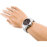 Tommy Hilfiger Hudson Chronograph Quartz Brown Dial Silver Steel Strap Watch For Men - 1791229 Buy Now By Tommy Hilfiger