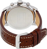 Tommy Hilfiger Jake Multifunction White Dial Brown Leather Strap Watch for Men - 1791230 Buy Now By Tommy Hilfiger