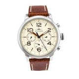 Tommy Hilfiger Jake Multifunction White Dial Brown Leather Strap Watch for Men - 1791230 Buy Now By Tommy Hilfiger