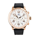 Tommy Hilfiger Jake Multifunction White Dial Black Leather Strap Watch for Men - 1791236 Buy Now By Tommy Hilfiger