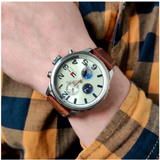 Tommy Hilfiger Jackson Multi-Function Silver Dial Brown Leather Strap Watch for Men - 1791239 Buy Now By Tommy Hilfiger