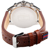 Tommy Hilfiger Dean Quartz Multifunction White Dial Brown Leather Strap Watch for Men - 1791274 Buy Now By Tommy Hilfiger