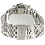Tommy Hilfiger Dean Chronograph White Dial Silver Mesh Bracelet Watch for Men - 1791277 Buy Now By Tommy Hilfiger