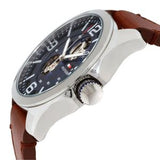 Tommy Hilfiger Bruce Analog Blue Dial Brown Leather Strap Watch for Men - 1791278 Buy Now By Tommy Hilfiger