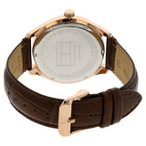 Tommy Hilfiger Oliver Chronograph White Dial Brown Leather Strap Watch for Men - 1791306 Buy Now By Tommy Hilfiger