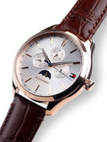 Tommy Hilfiger Oliver Chronograph White Dial Brown Leather Strap Watch for Men - 1791306 Buy Now By Tommy Hilfiger