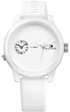 Tommy Hilfiger Denim White Dial White Rubber Strap Watch for Men - 1791324 Buy Now By Tommy Hilfiger