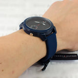 Tommy Hilfiger Denim Quartz Blue Dial Blue Rubber Strap Watch for Men - 1791325 Buy Now By Tommy Hilfiger