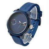 Tommy Hilfiger Denim Quartz Blue Dial Blue Rubber Strap Watch for Men - 1791325 Buy Now By Tommy Hilfiger