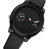 Tommy Hilfiger Denim Black Dial Black Rubber Strap Watch for Men - 1791326 Buy Now By Tommy Hilfiger