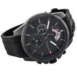 Tommy Hilfiger Decker Black Dial Black Rubber Strap Watch for Men - 1791352 Buy Now By Tommy Hilfiger