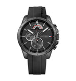 Tommy Hilfiger Decker Black Dial Black Rubber Strap Watch for Men - 1791352 Buy Now By Tommy Hilfiger