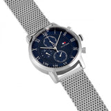 Tommy Hilfiger Kane Quartz Blue Dial Silver Mesh Bracelet Watch for Men - 1791398 Buy Now By Tommy Hilfiger