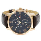 Tommy Hilfiger London Chronograph Blue Dial Brown Leather Strap Watch for Men - 1791532 Buy Now By Tommy Hilfiger