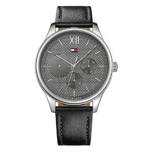 Tommy Hilfiger Damon Multifunction Black Dial Black Leather Strap Watch for Men - 1791417 Buy Now By Tommy Hilfiger