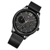 Tommy Hilfiger Damon Quartz Black Dial Black Mesh Bracelet Watch for Men - 1791420 Buy Now By Tommy Hilfiger