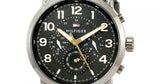 Tommy Hilfiger Briggs Black Dial Black Leather Strap Watch for Men - 1791426 Buy Now By Tommy Hilfiger