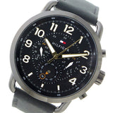 Tommy Hilfiger Briggs Black Dial Black Leather Strap Watch for Men - 1791426 Buy Now By Tommy Hilfiger