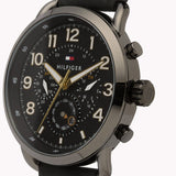 Tommy Hilfiger Briggs Black Dial Black Leather Strap Watch for Men - 1791426 Buy Now By Tommy Hilfiger