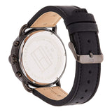Tommy Hilfiger Briggs Black Dial Black Leather Strap Watch for Men - 1791426 Buy Now By Tommy Hilfiger