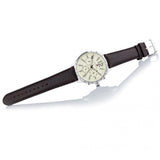 Tommy Hilfiger Gavin Chronograph White Dial Brown Leather Strap Watch for Men - 1791467 Buy Now By Tommy Hilfiger
