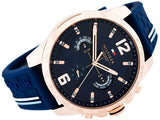 Tommy Hilfiger Decker Multifunction Blue Dial Blue Rubber Strap Watch for Men - 1791474 Buy Now By Tommy Hilfiger