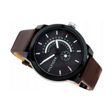 Tommy Hilfiger Denim Black Dial Brown Leather Strap Watch for Men - 1791478 Buy Now By Tommy Hilfiger