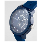 Tommy Hilfiger Denim Quartz Blue Dial Blue Rubber Strap Watch for Men - 1791482 Buy Now By Tommy Hilfiger