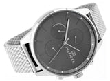 Tommy Hilfiger Chase Quartz Grey Dial Silver Mesh Bracelet Watch For Men - 1791484 Buy Now By Tommy Hilfiger