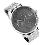 Tommy Hilfiger Chase Quartz Grey Dial Silver Mesh Bracelet Watch For Men - 1791484 Buy Now By Tommy Hilfiger